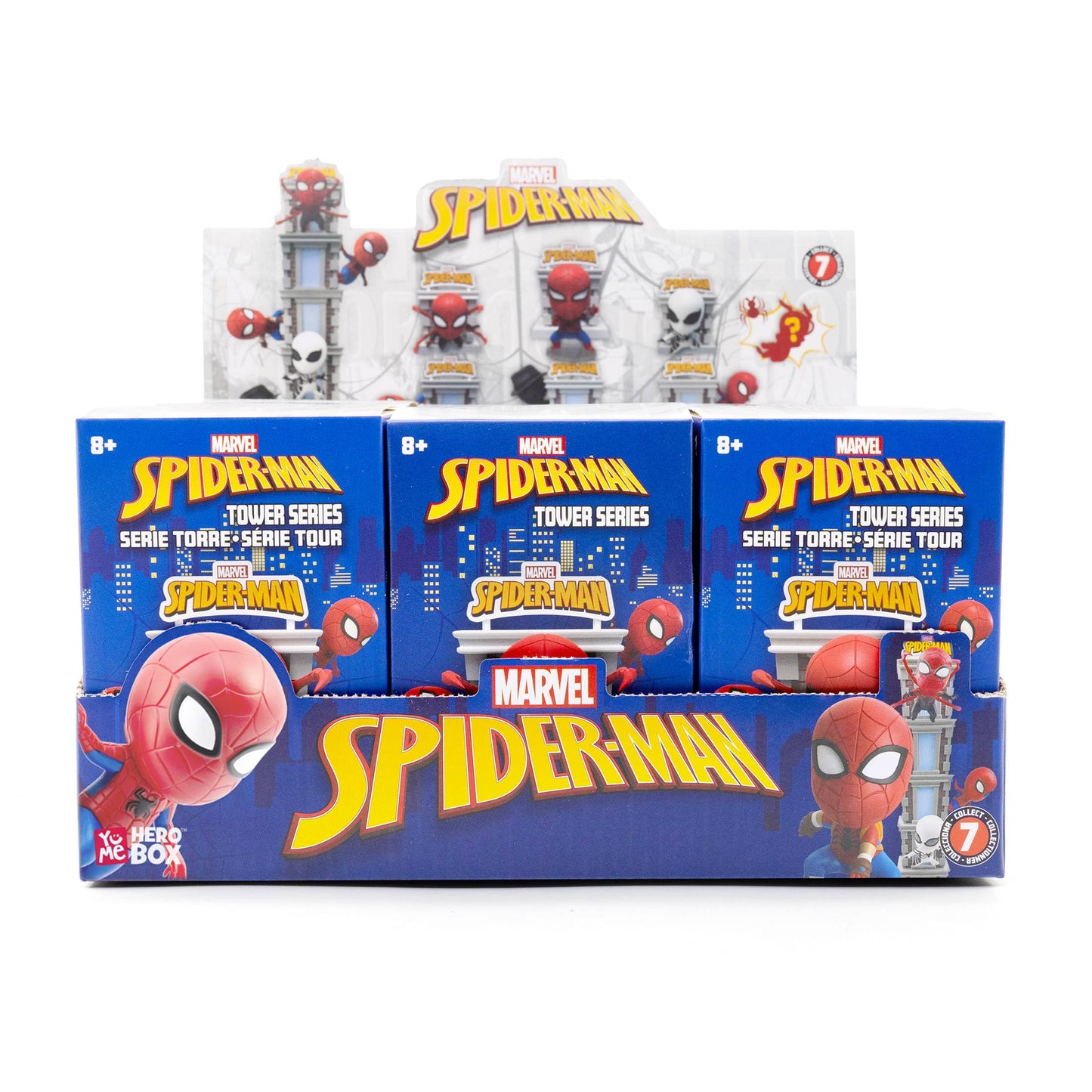 Marvel Spider-Man Tower Series Hero Box - Blind Box CDU