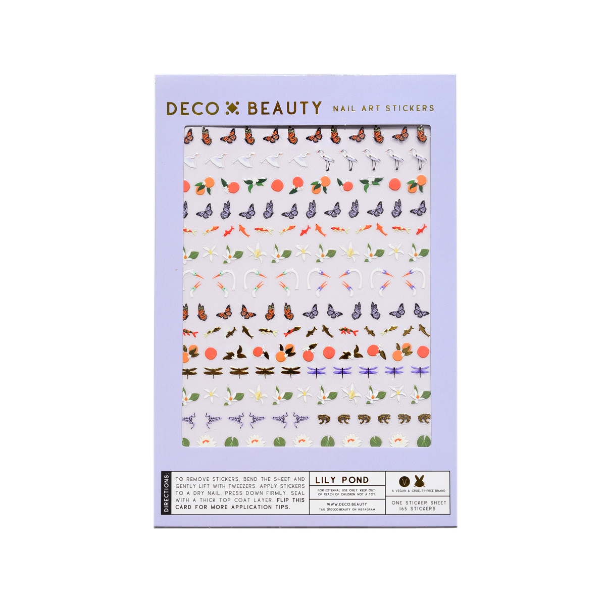 Deco Beauty - Nail Art Stickers - Lily Pond