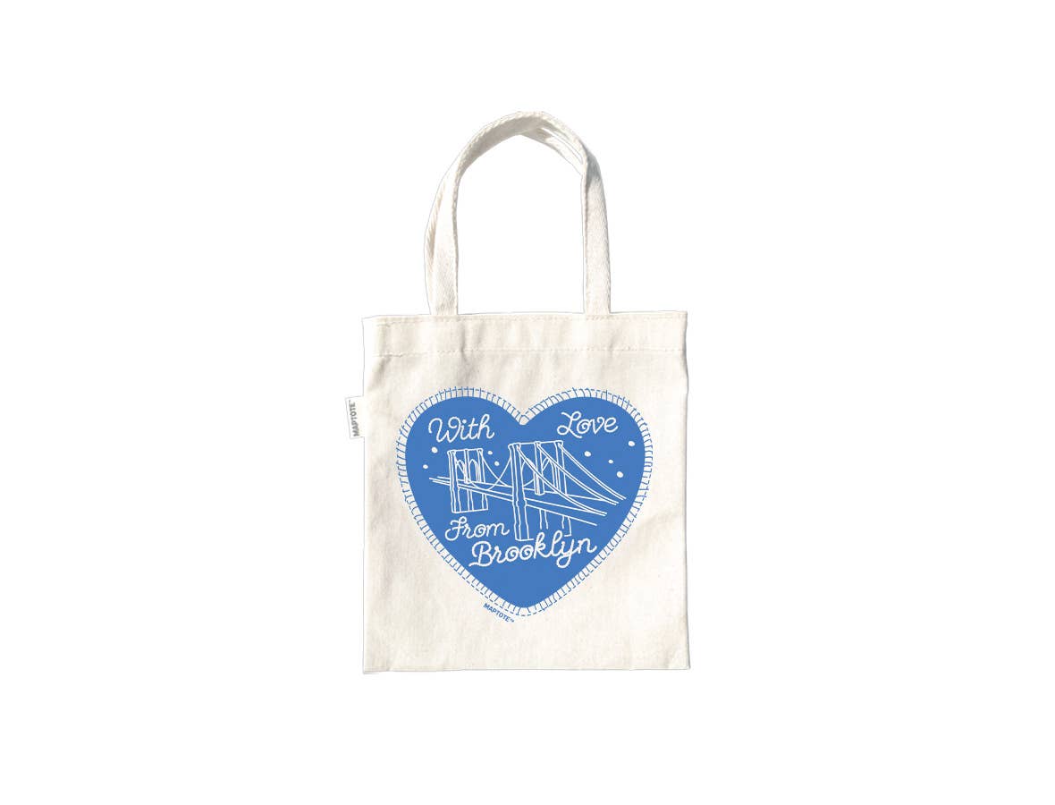 Maptote - Brooklyn Heart Tiny Tote