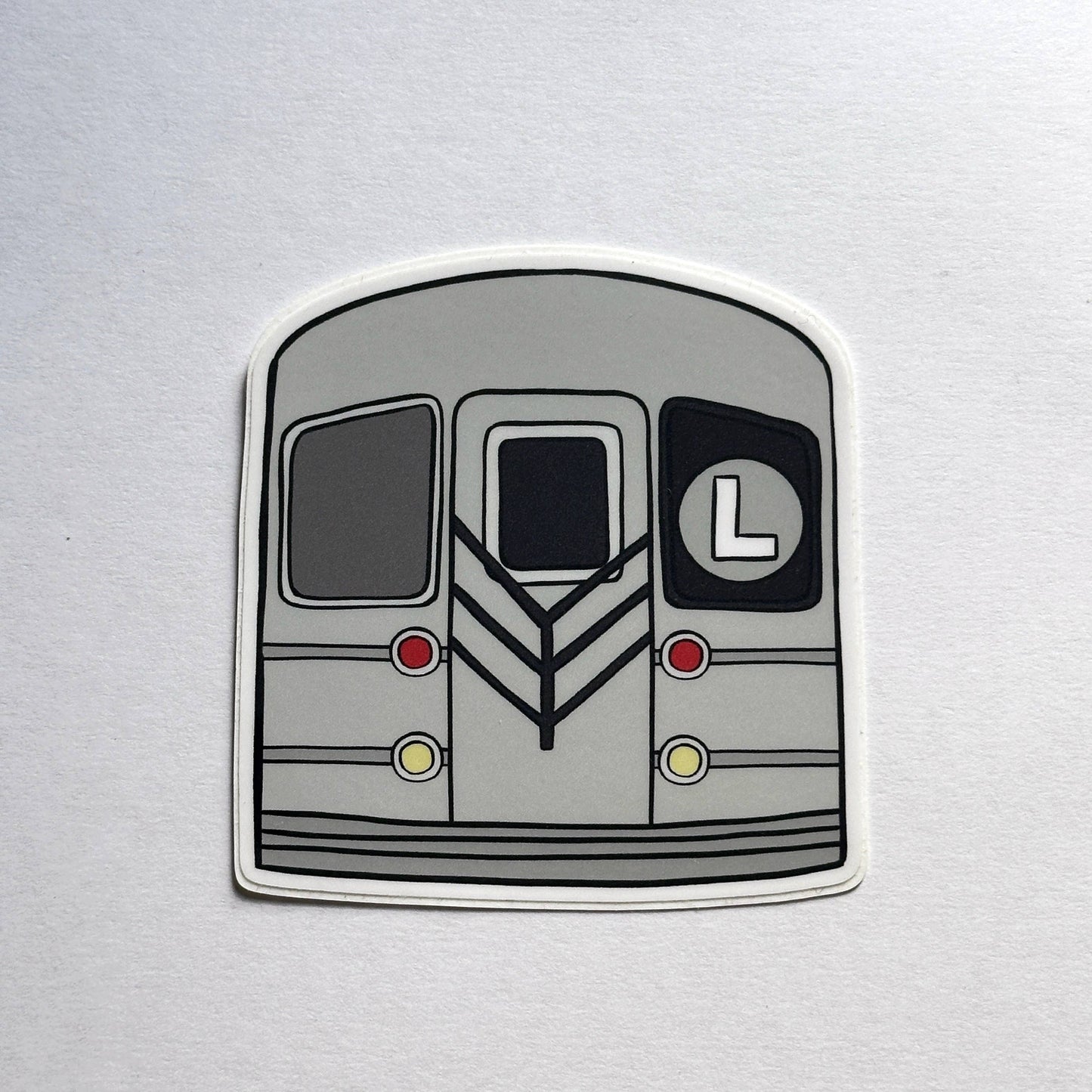 L Train Subway Sticker - New York City NY Transit Souvenir