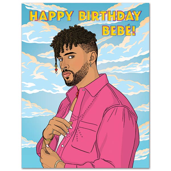 THE FOUND - Bad Bunny Happy Birthday Bebe Card