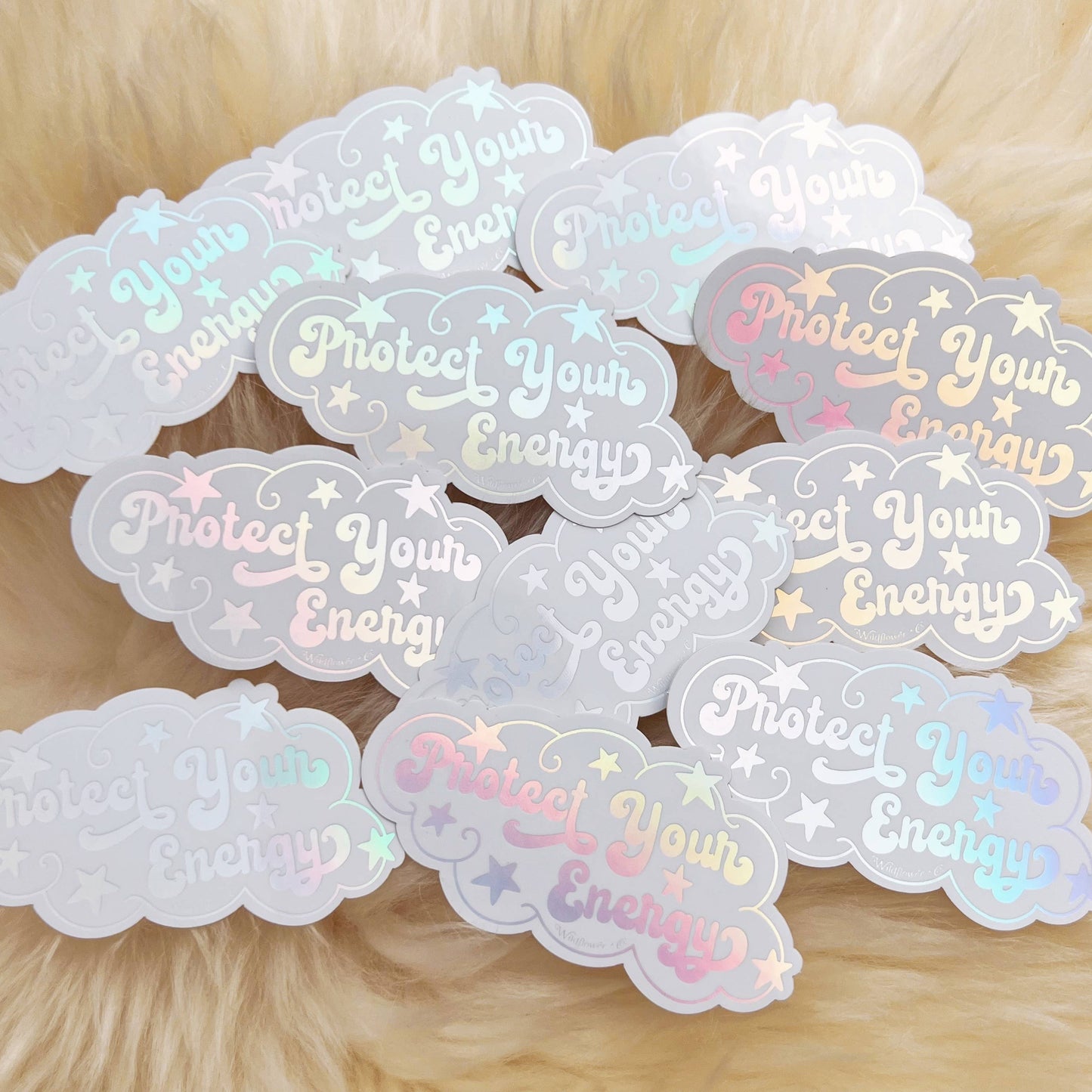 Wildflower + Co. - Protect Your Energy Sticker