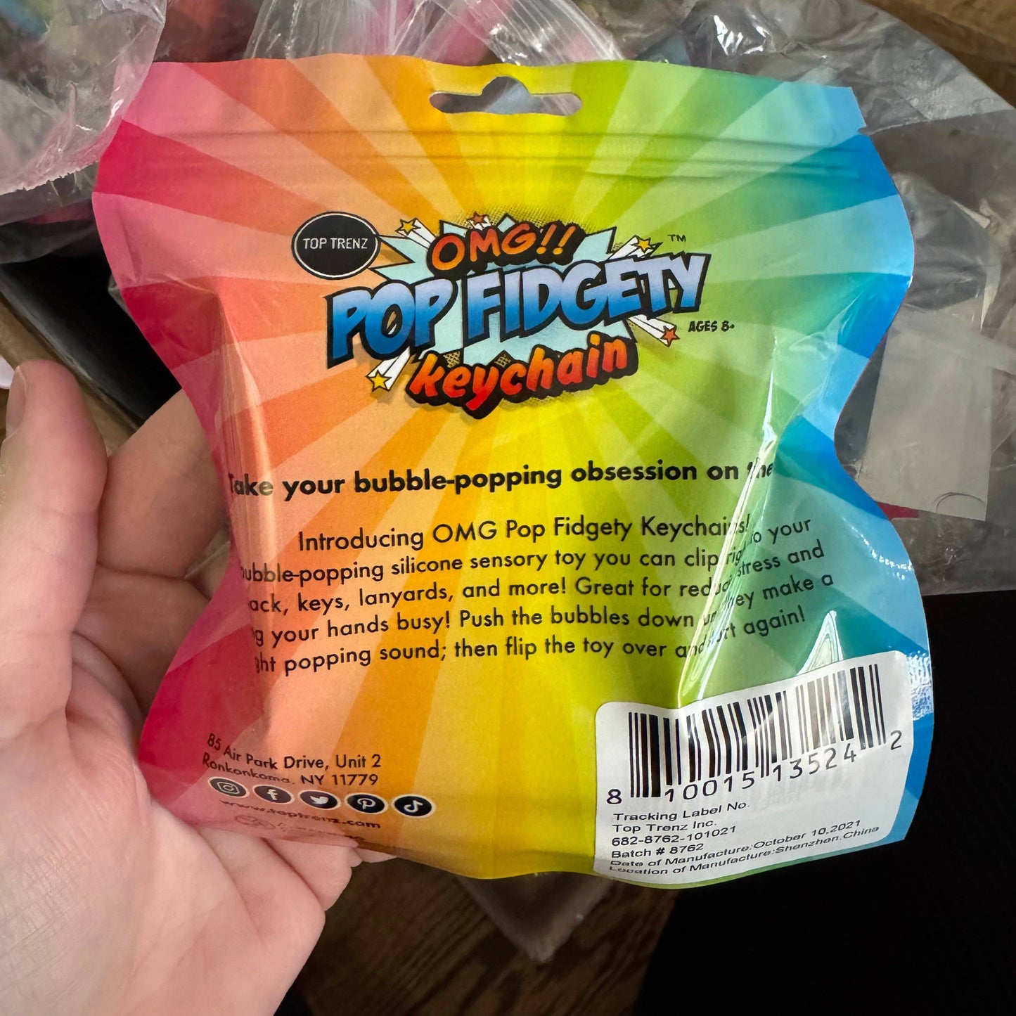 Hive Supply - OMG Mega Pop Keychain Toy
