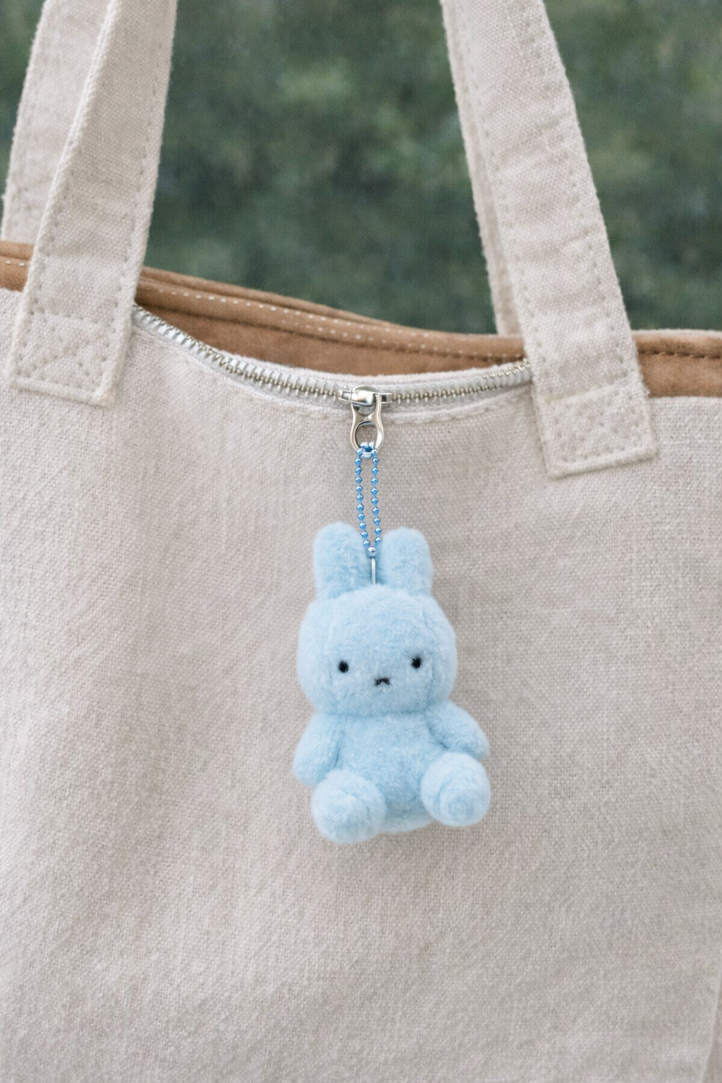 Miffy Creamy Plush Bag Charm, Key chain holder - 8cm
