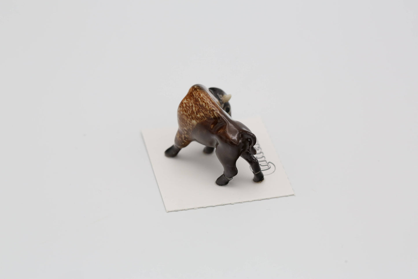 Little Critterz - Prairie American Bison Porcelain Miniature