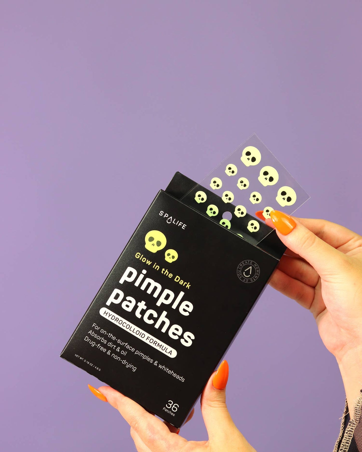 My Spa Life - Glow in the Dark Skulls Halloween Pimple Patches