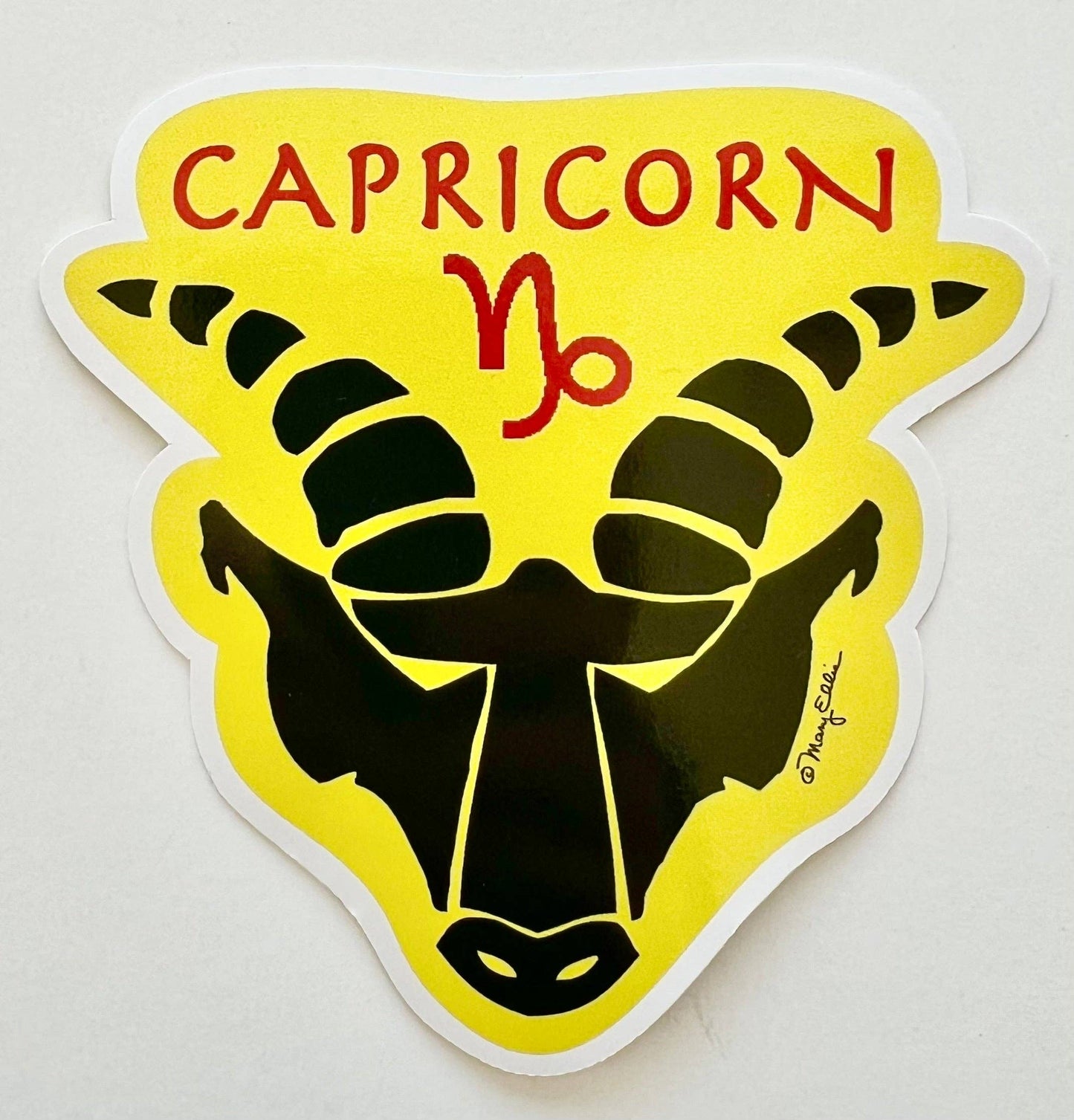 Mary Ellis - Capricorn Sticker | Zodiac Sticker | Astrology Sticker