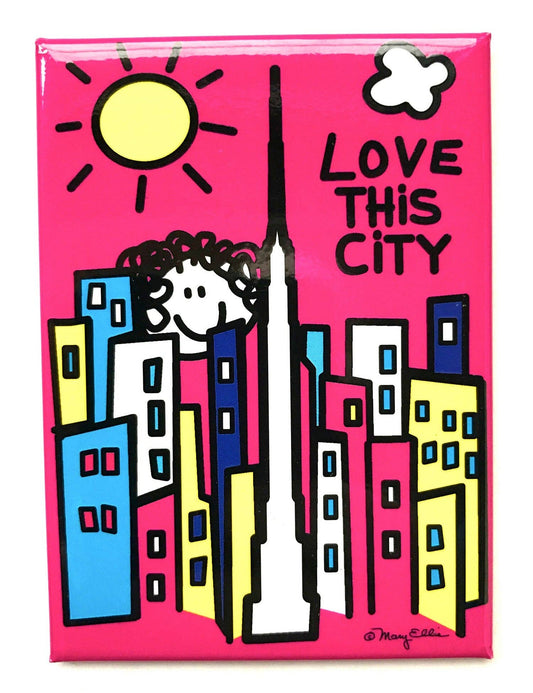 Mary Ellis - Love This City New York Magnet