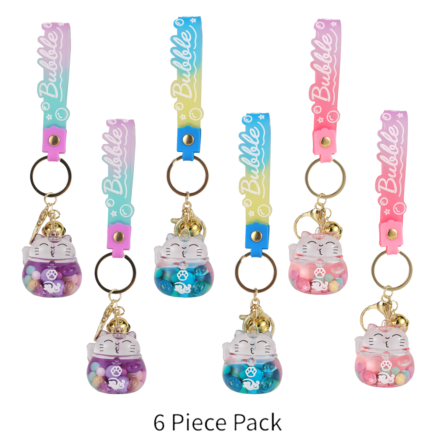 Bubble Cat Keychains