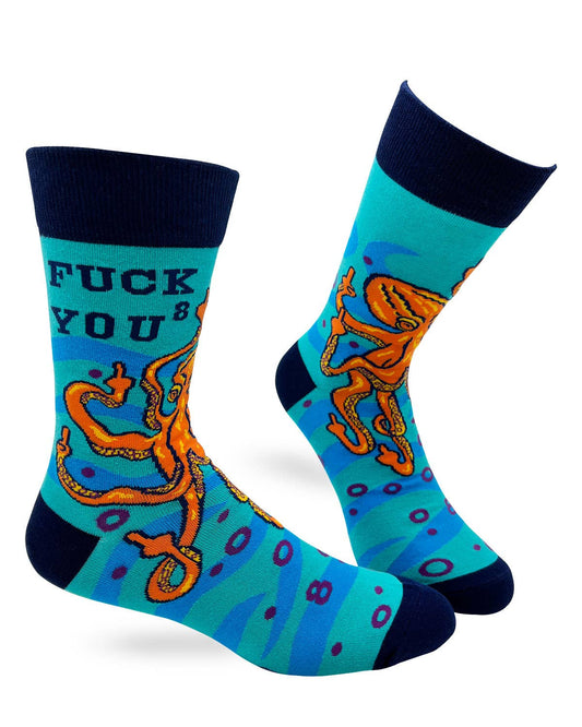 F..k You To The Eight Men's Novelty Crew Socks