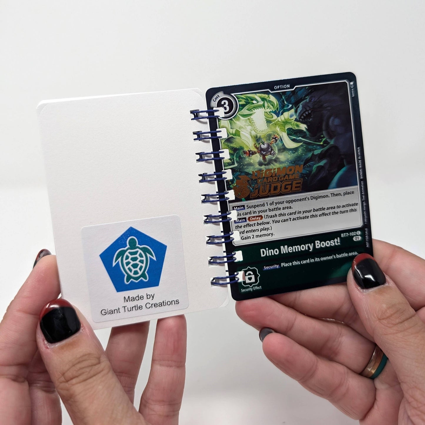 Giant Turtle Creations - Digimon Trading Card Notebook