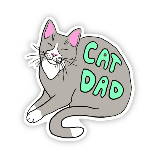 Big Moods - Cat Dad Sticker