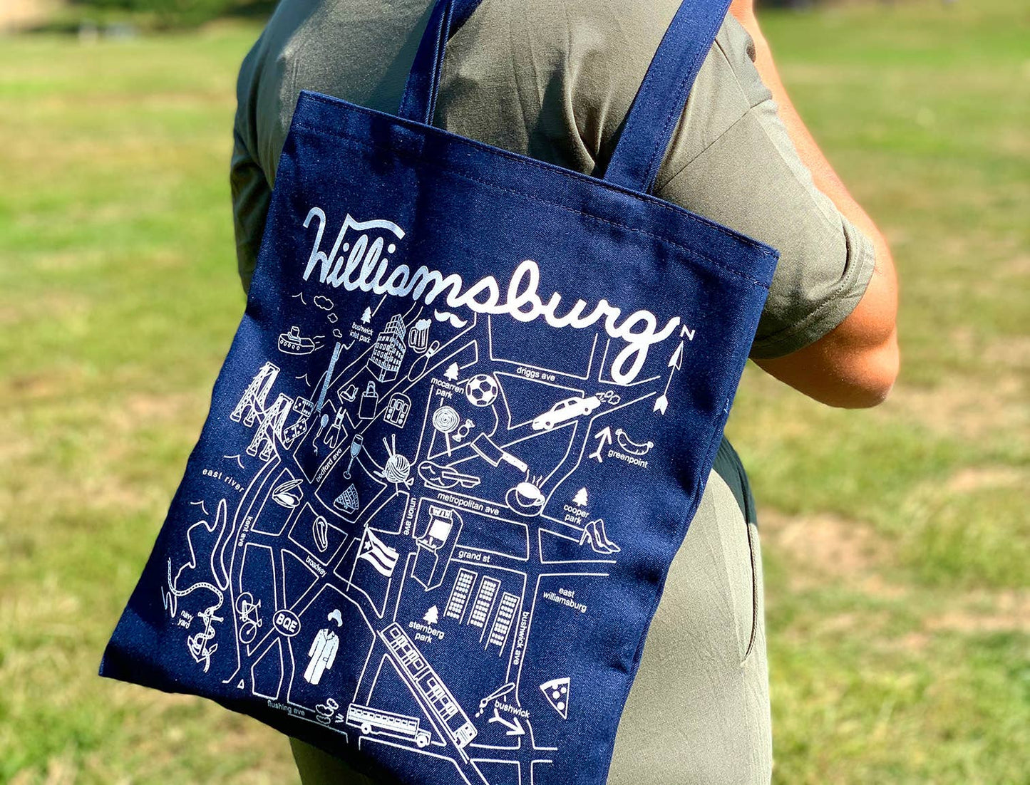 Williamsburg Denim Tote