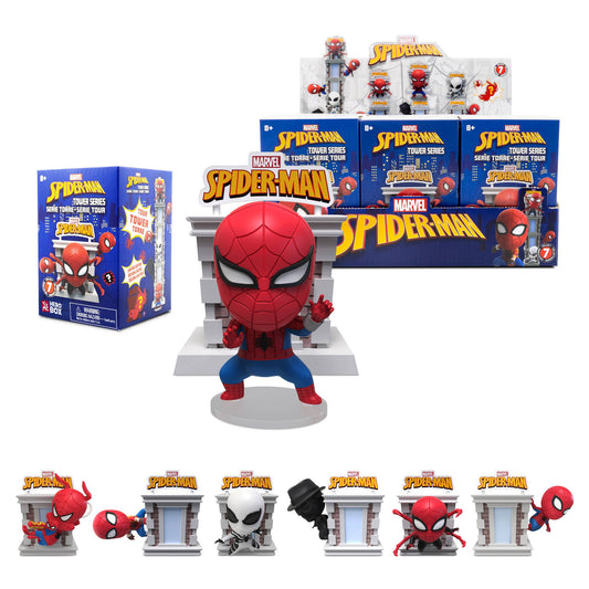 Marvel Spider-Man Tower Series Hero Box - Blind Box CDU