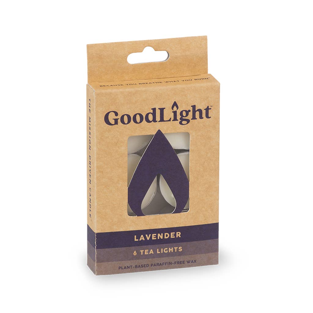 GoodLight Natural Candles - Scented Tea Lights | 6-Count Box