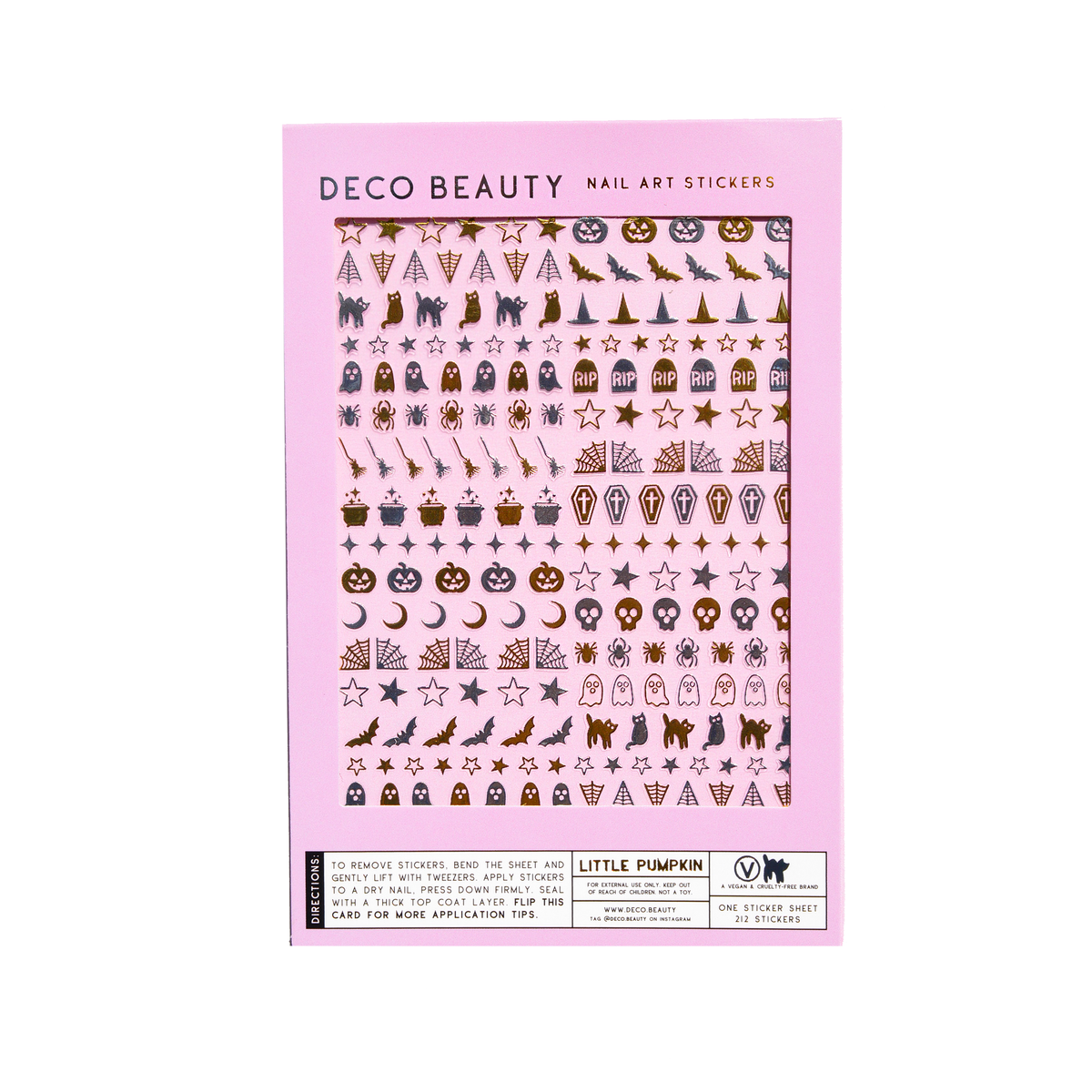 Nail Art Stickers - LITTLE PUMPKIN