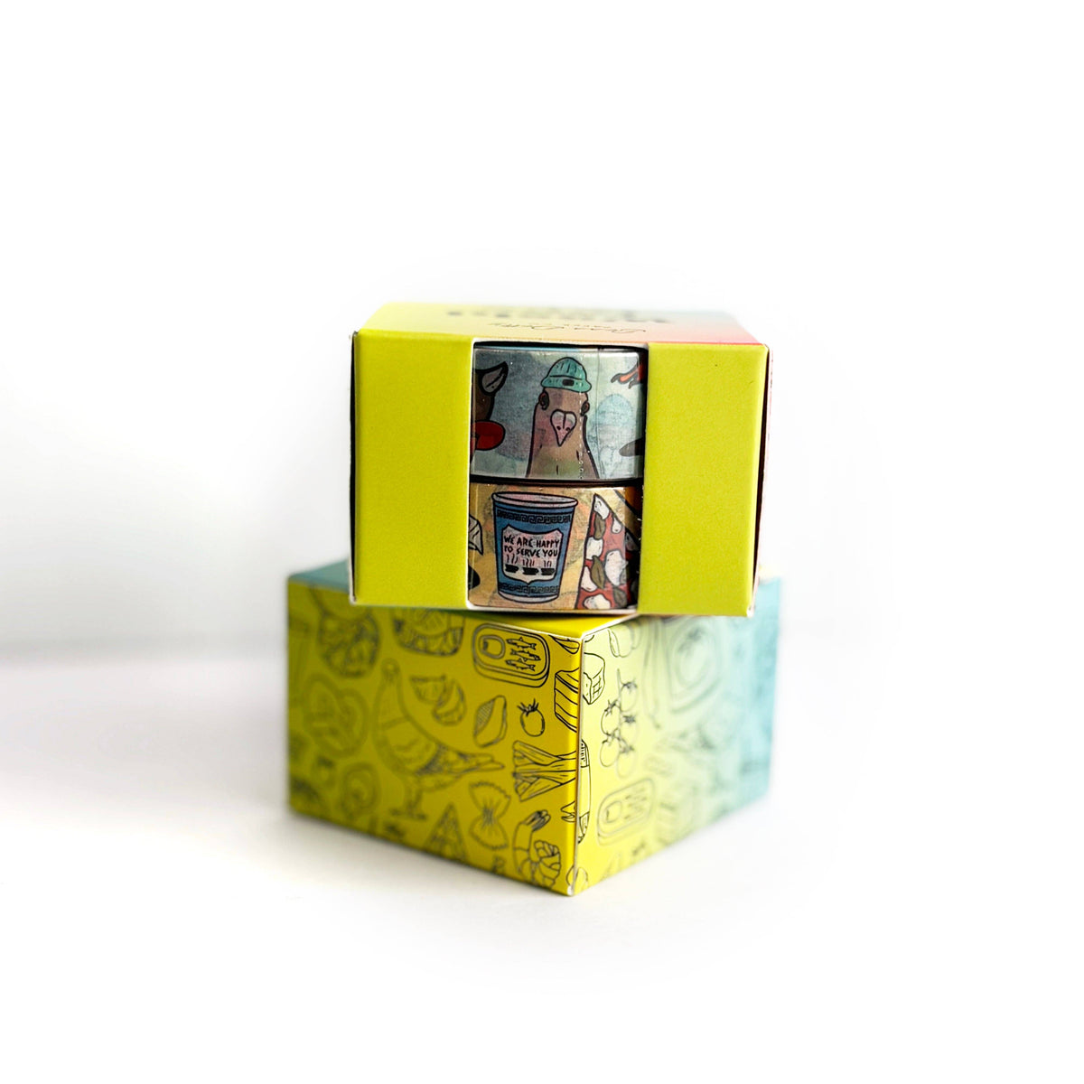 NYC Food & Pigeons Washi Tape Boxed Set