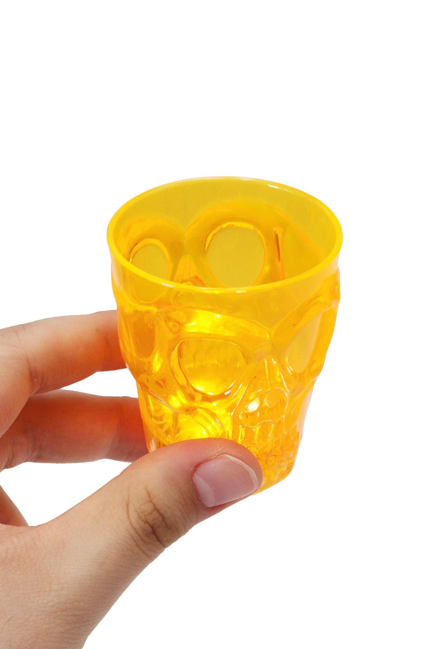 Halloween Skull Led Color Plastic Shot Glass