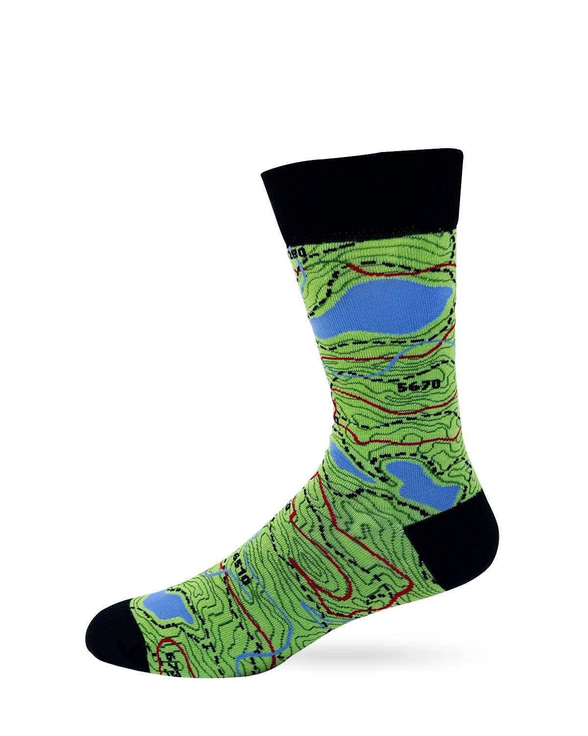 I'd Hike That Men's Novelty Crew Socks