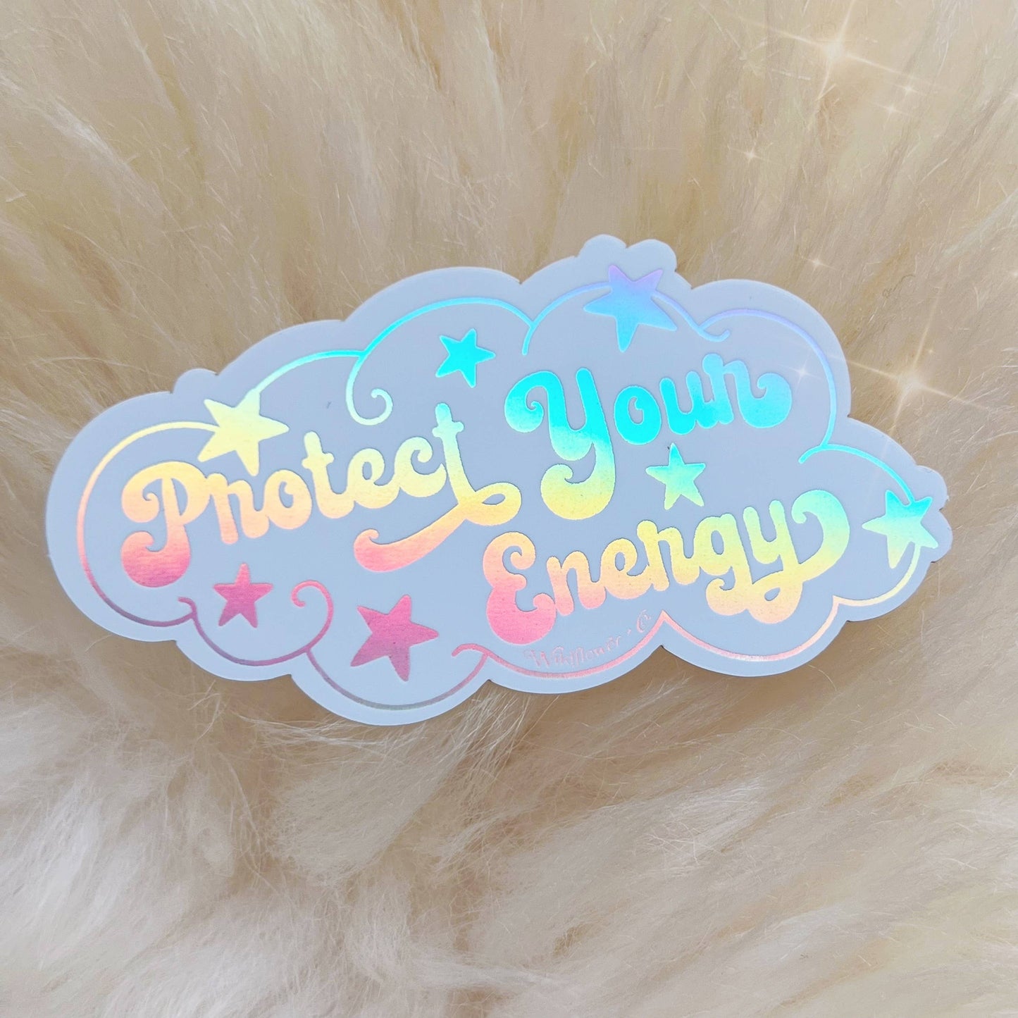 Wildflower + Co. - Protect Your Energy Sticker