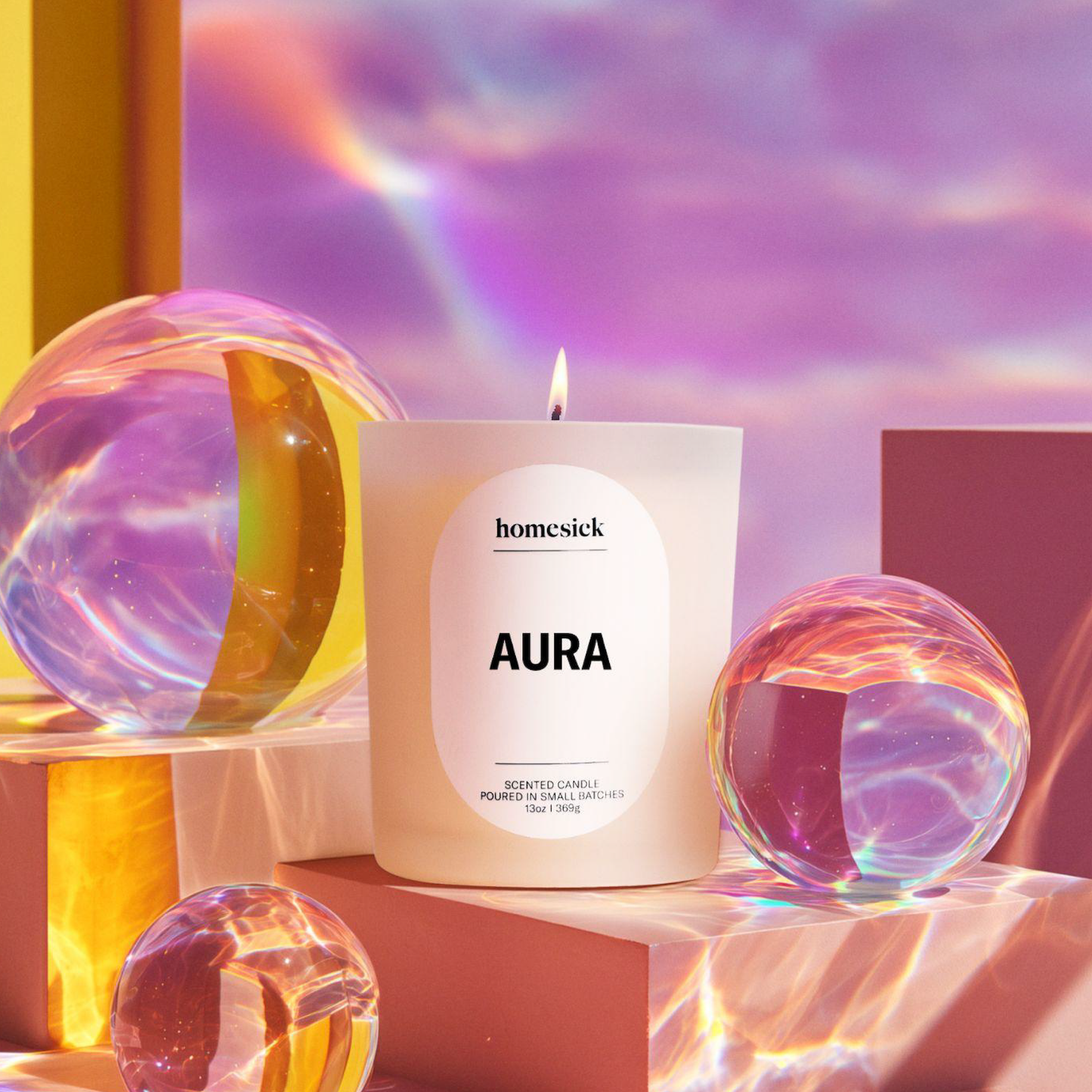 Aura Candle Gift Non-Toxic Soy Candles