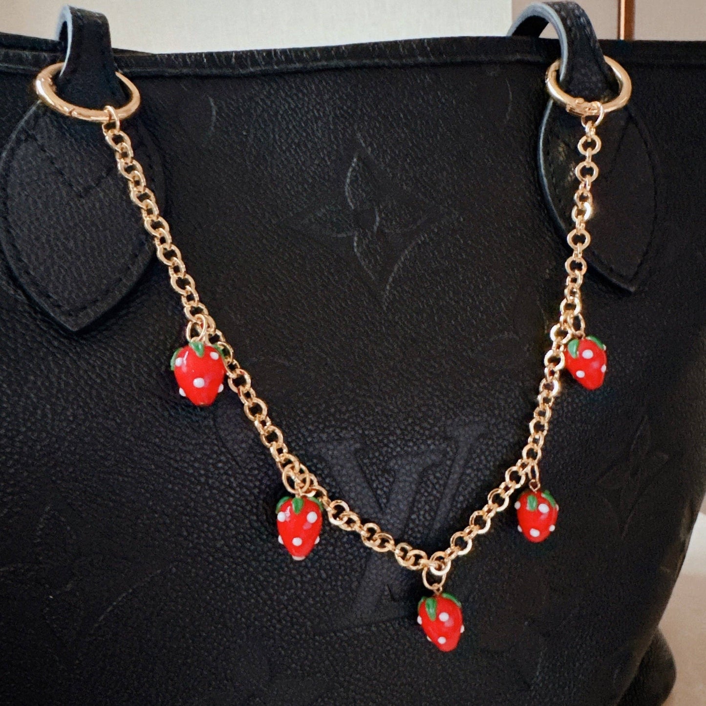 Ellison+Young - Sweet Strawberry Drops Bag Charm