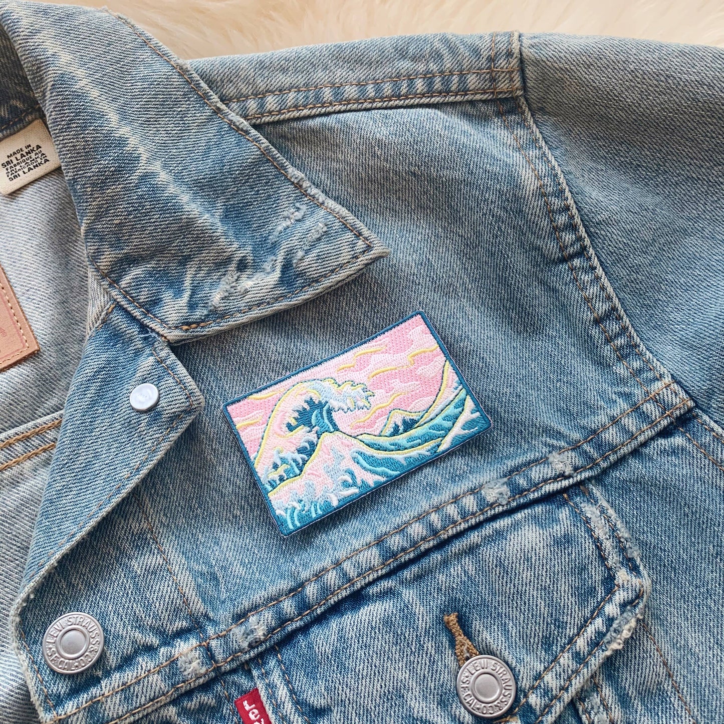 Wildflower + Co. - Patch - Waves Collection - Great Wave & Pink Skies