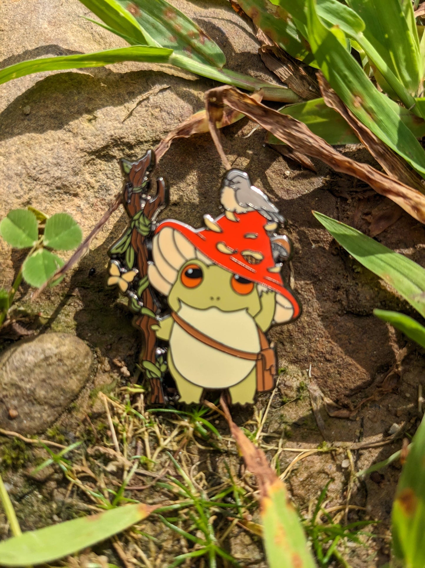 Mimic Gaming Co - Druid Class Frog Hard Enamel Pin -1.5"