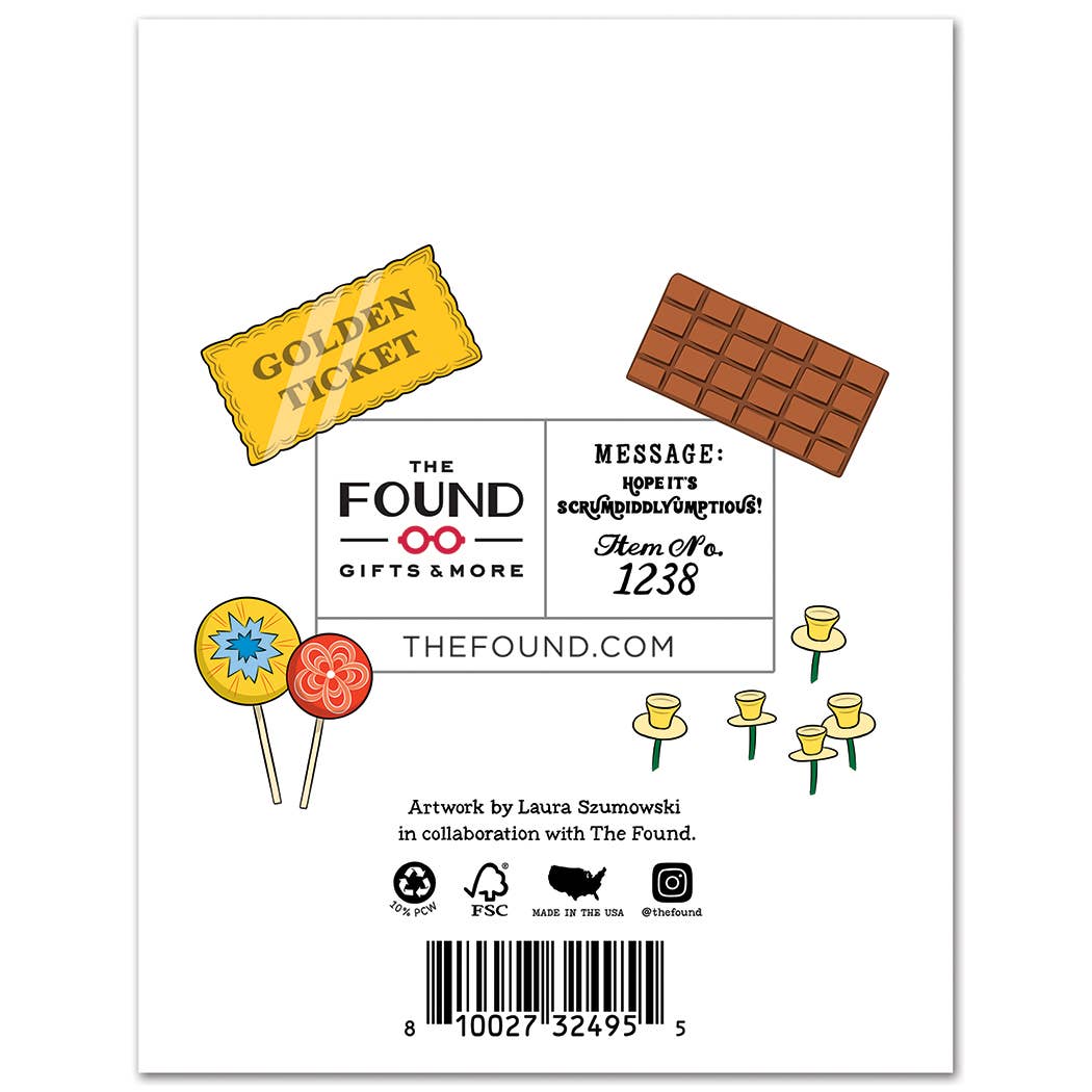 THE FOUND - Wonka Birthday Card