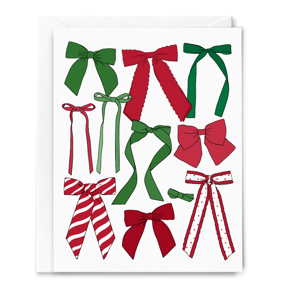 Christmas Bows Card