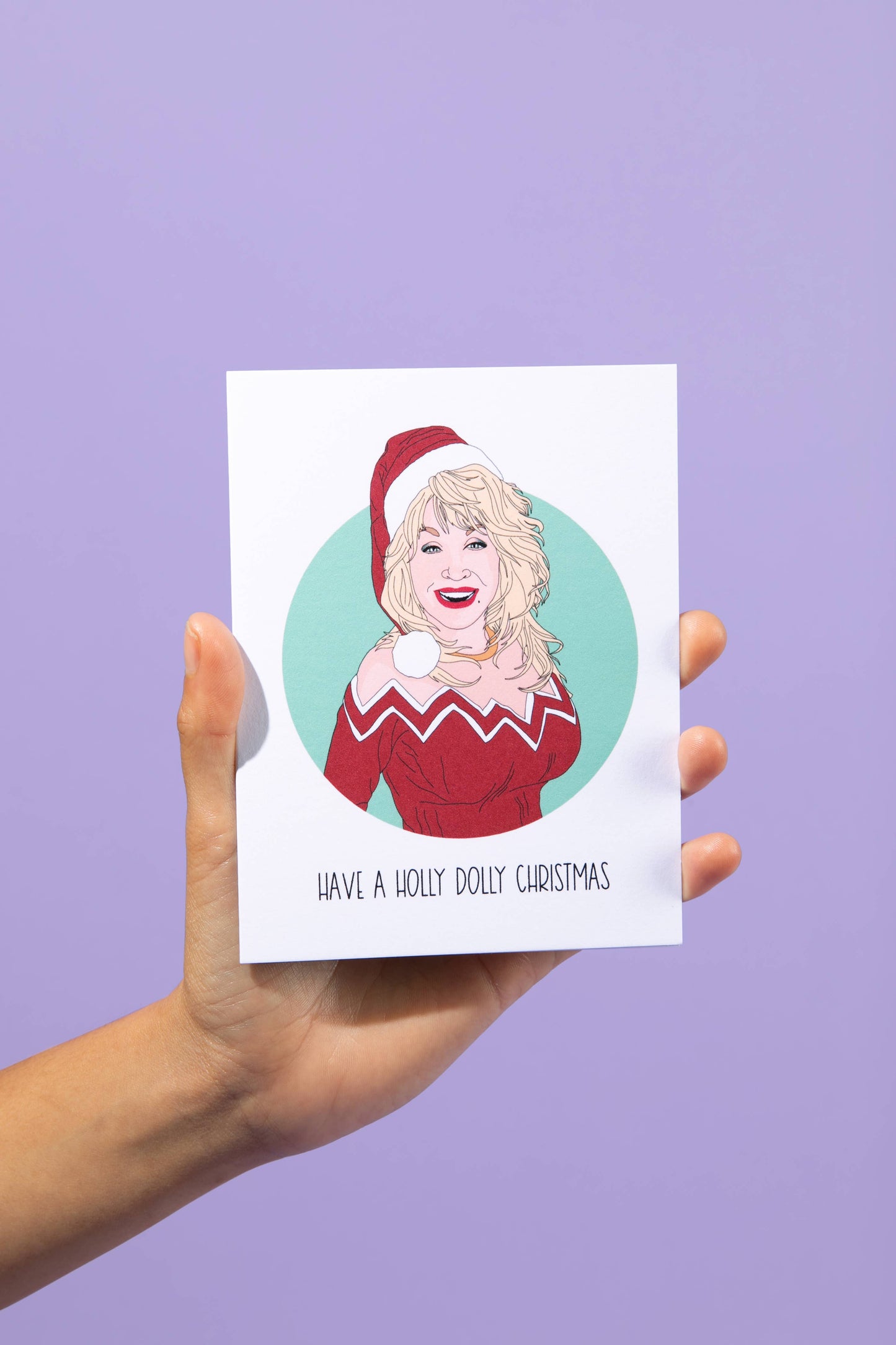 Have a Holly Dolly Christmas Card