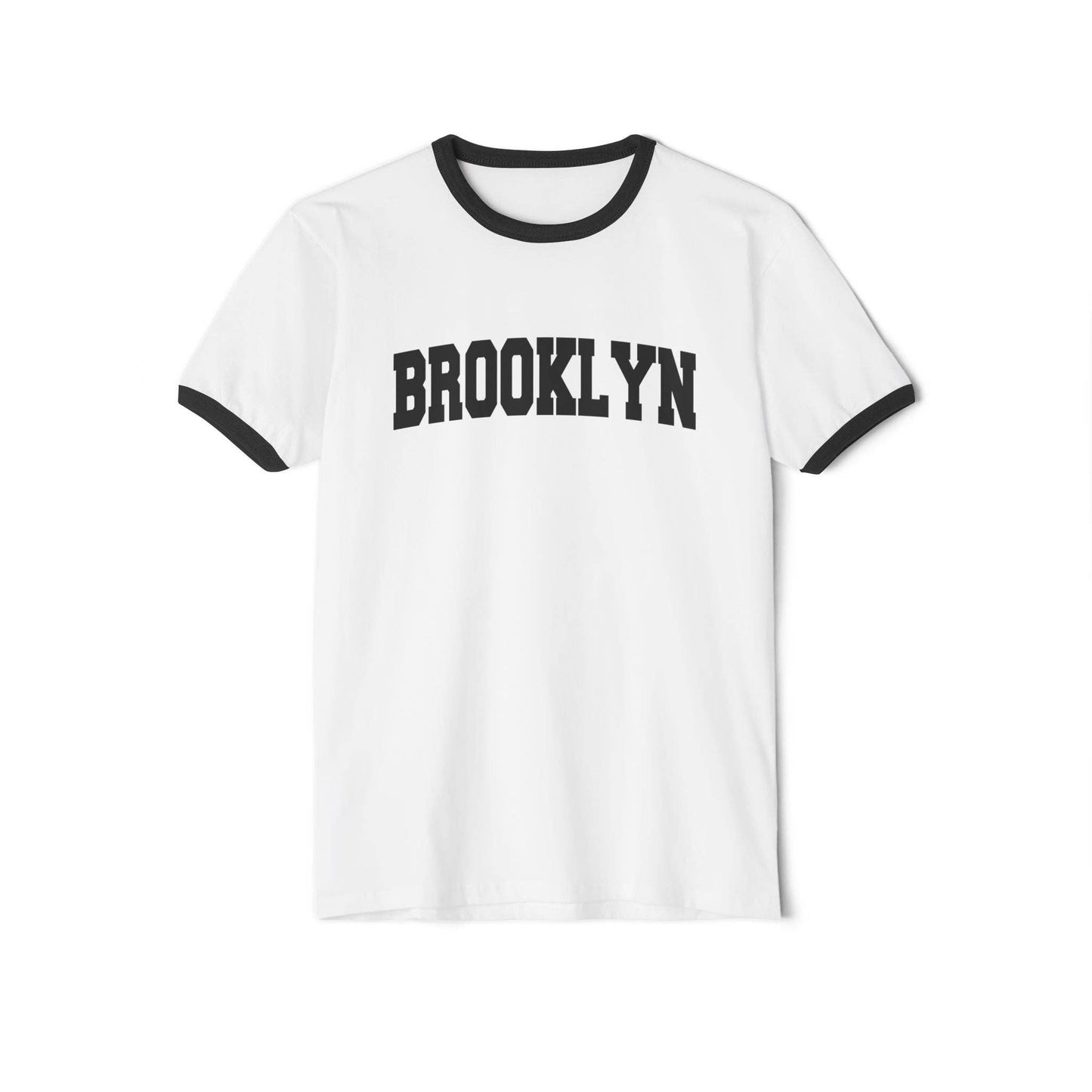 Hey Mountains - Brooklyn, New York Cotton Ringer Graphic Tee