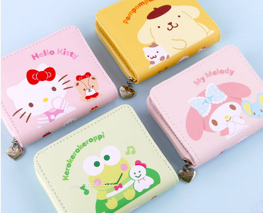 Sanrio Characters illust Multi Wallet Purse, Card Holders