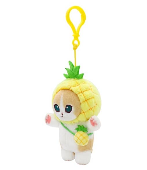 NEW! MofuSand Plush Keychain  9cm– Fruit Costume Series