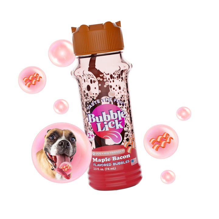 Toysmith - BubbleLick™ Pets Maple Bacon