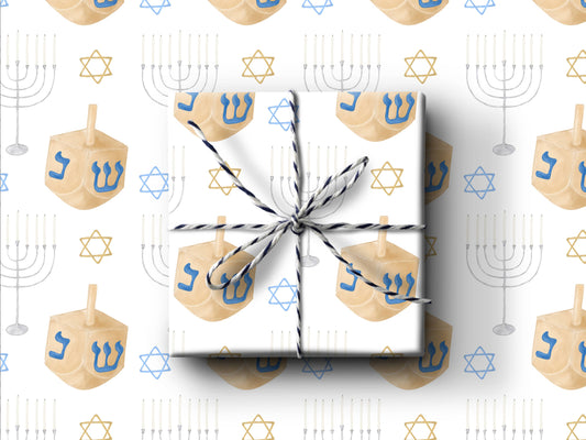 Hanukkah Wrapping Paper