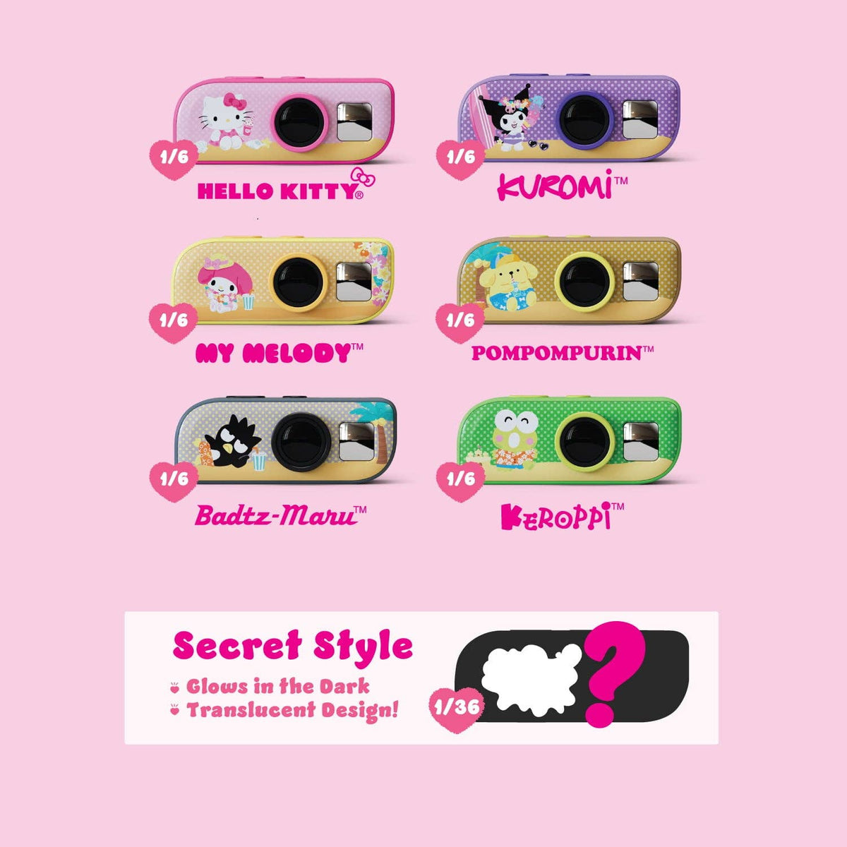 Kiko Hello Kitty and Friends Mini Camera - Blind Box