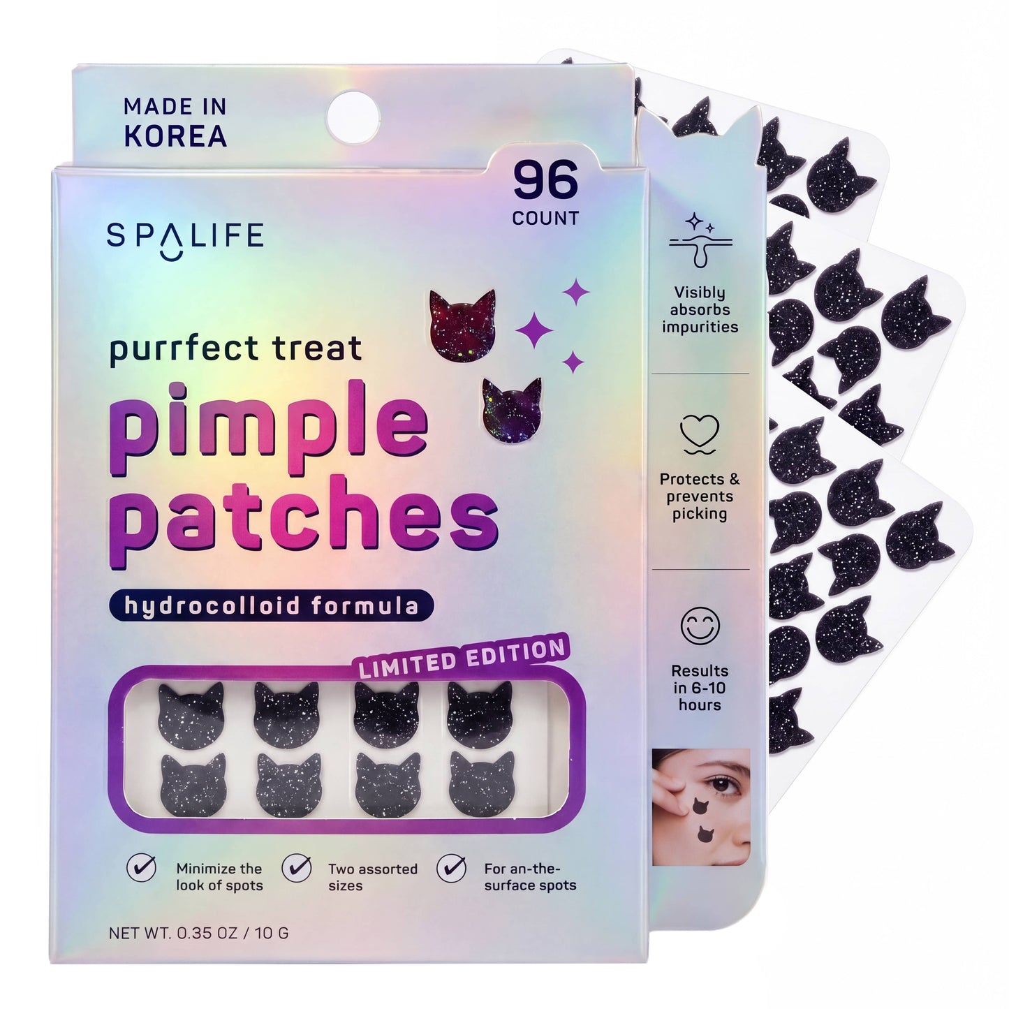 LIMITED EDITION Purrrfect-Treat Hydrocolloid Halloween Pimple Patches