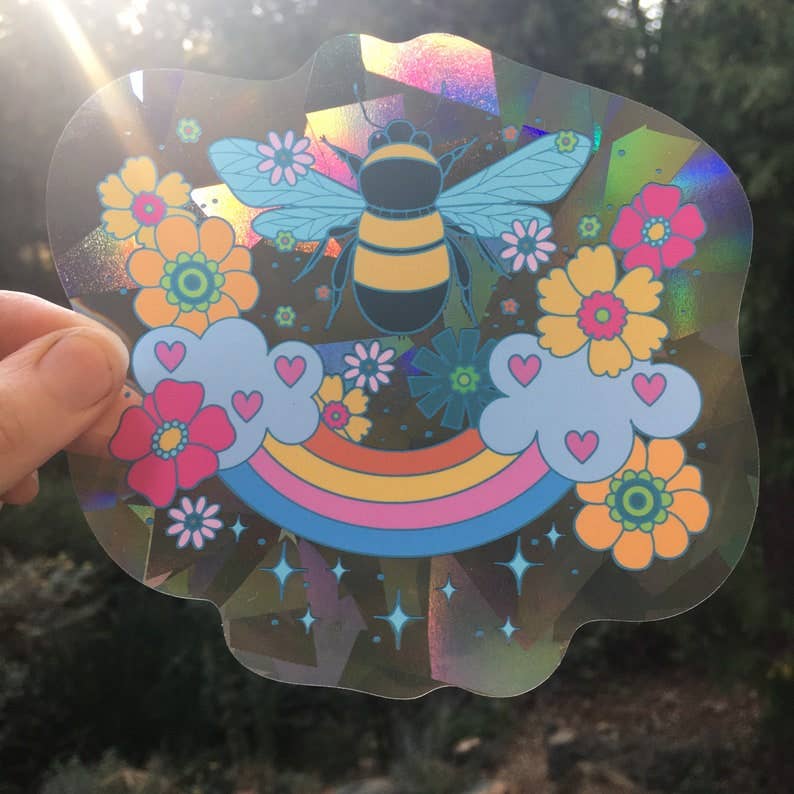 Bee Suncatcher Sun Catcher Window Sticker