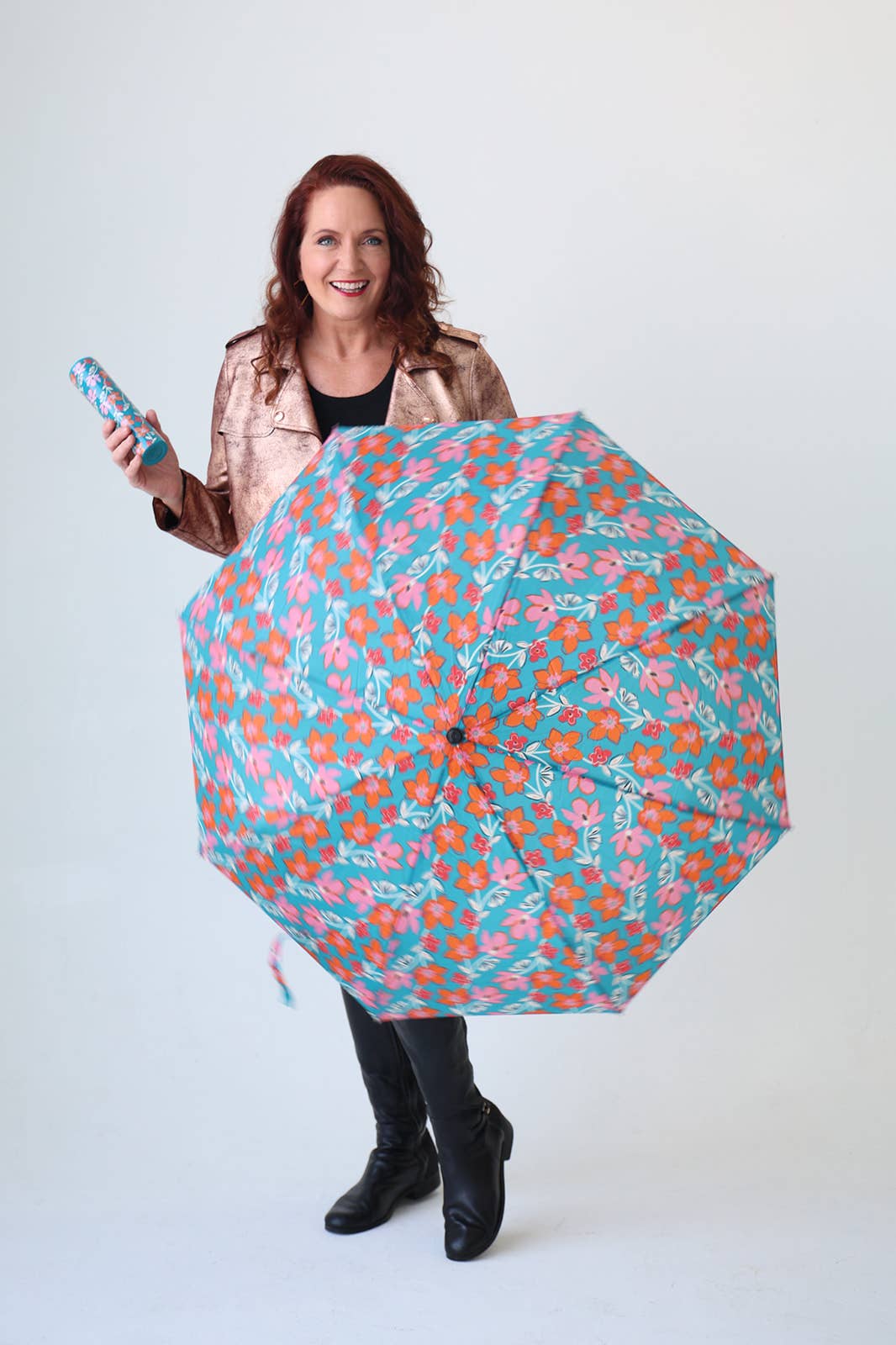 Teal Tango Umbrella in a Bottle