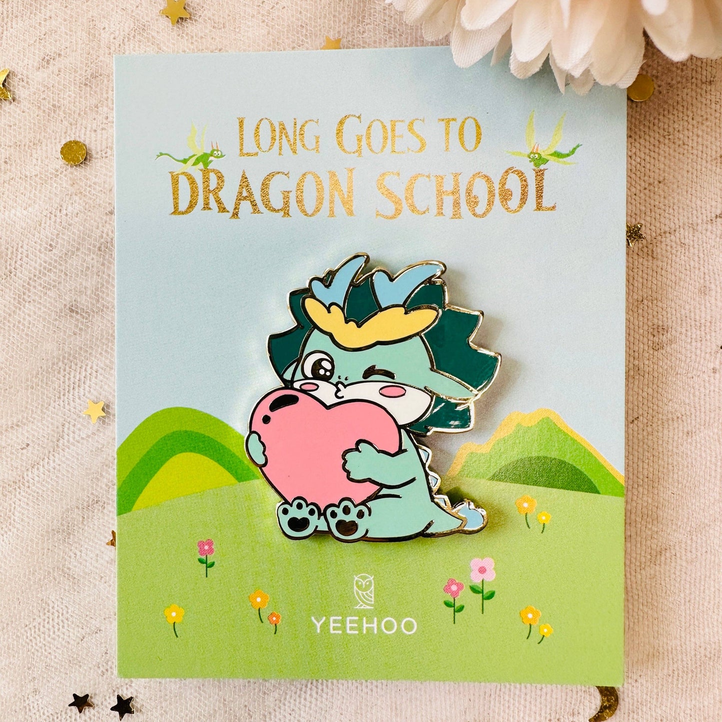 Capybara Cute Hard Enamel Dragon Axolotl Bunny Pin