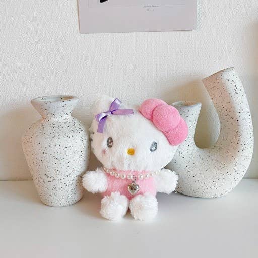 K_Wonderland - Sanrio Limited  Pearl Necklace theme Key Ring, Bag Charm