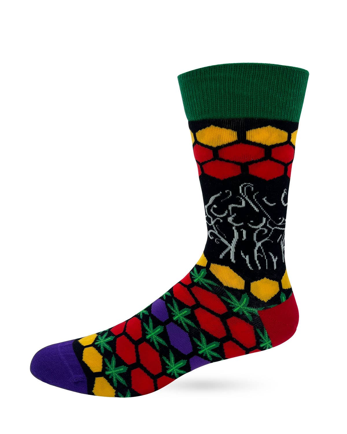 I Heart Doobies & Boobies Men's Novelty Crew Socks