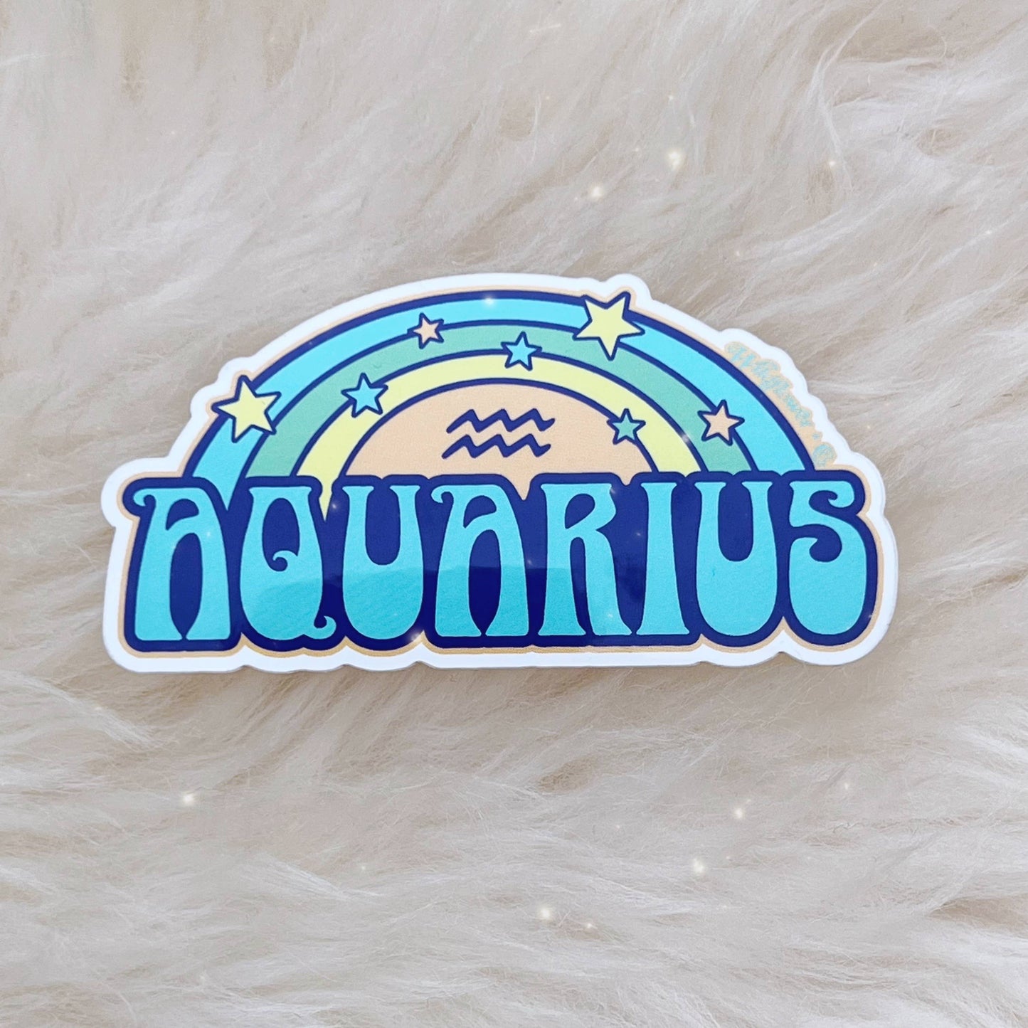 Wildflower + Co. - Zodiac Sticker (Colorful), All Signs