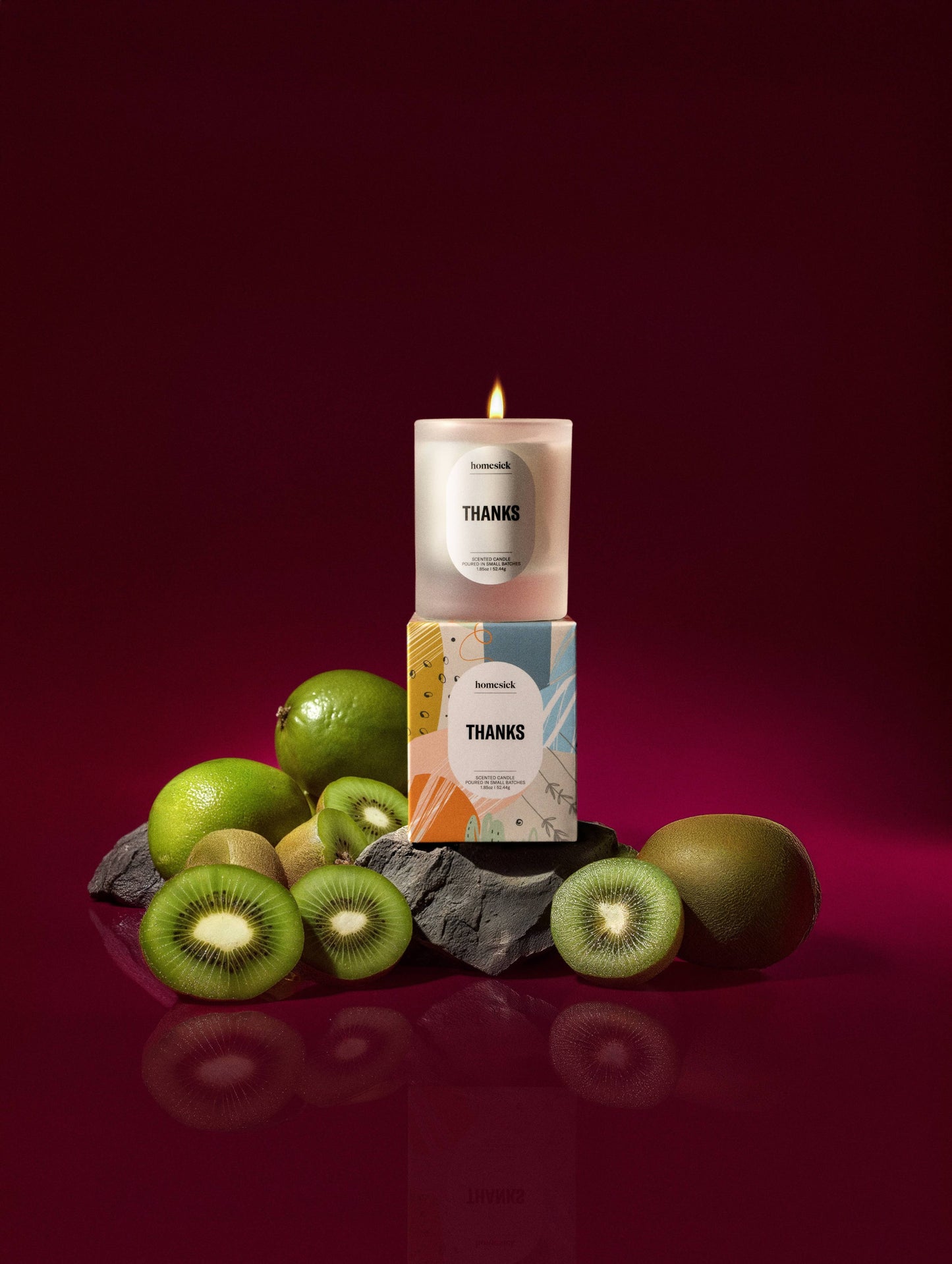 Thanks Mini Candle Thank You Gift Non-Toxic Soy Candles