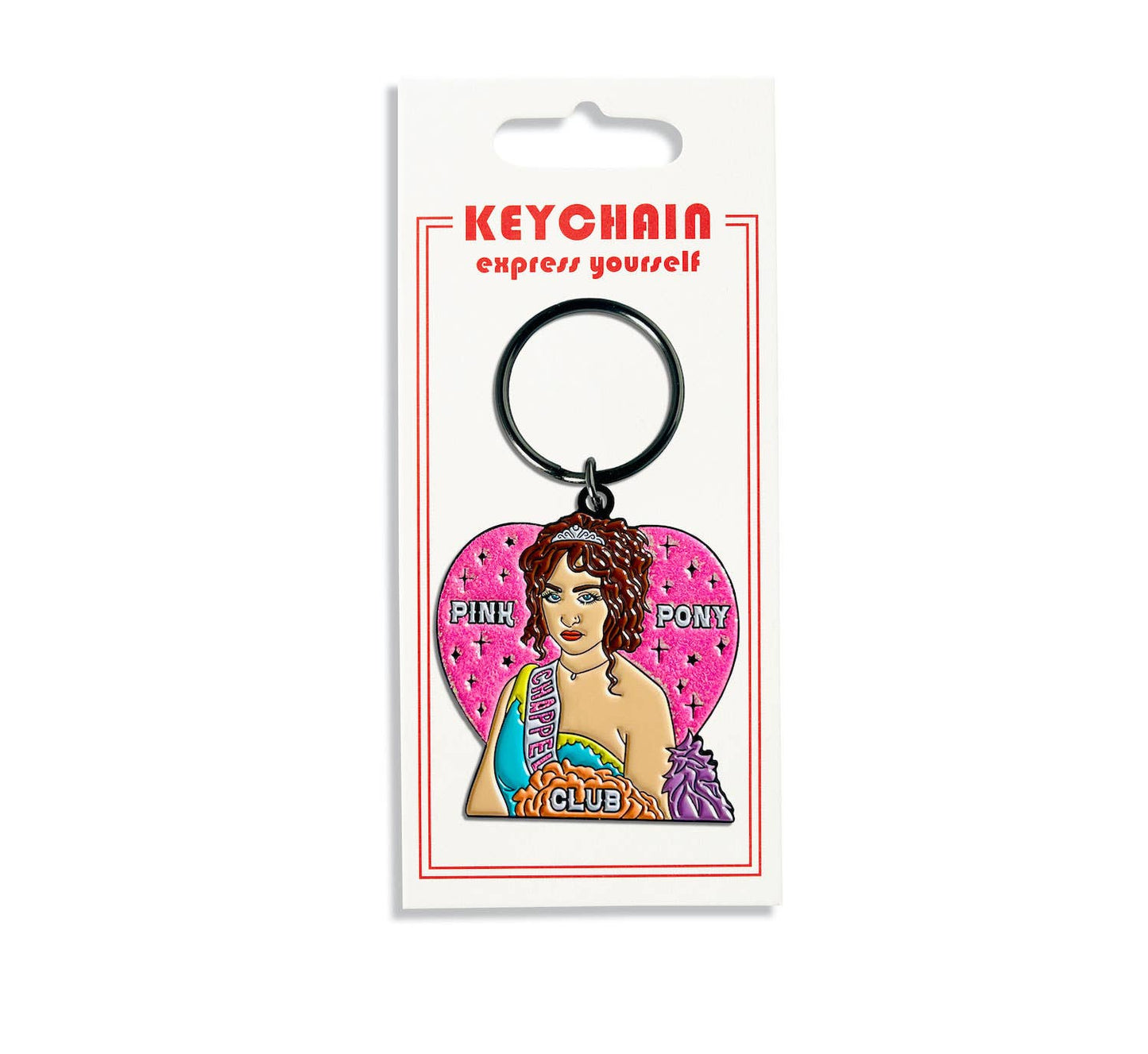 Chap Pink Pop Star Keychain