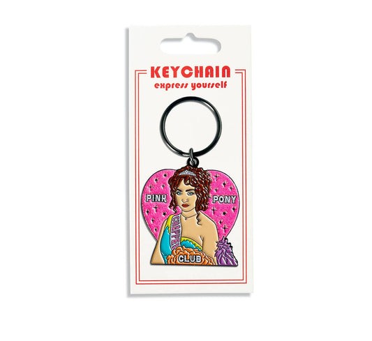 Chap Pink Pop Star Keychain