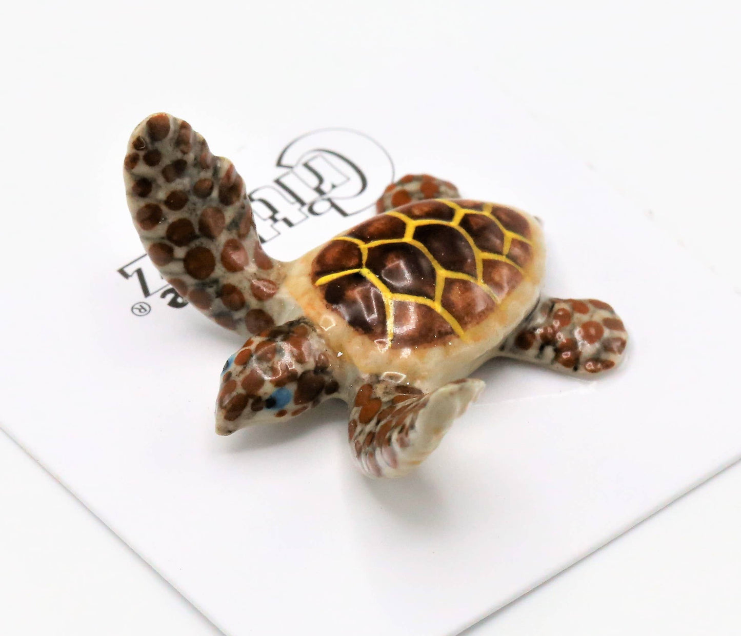 Captain Deep Sea Turtle Porcelain Miniature