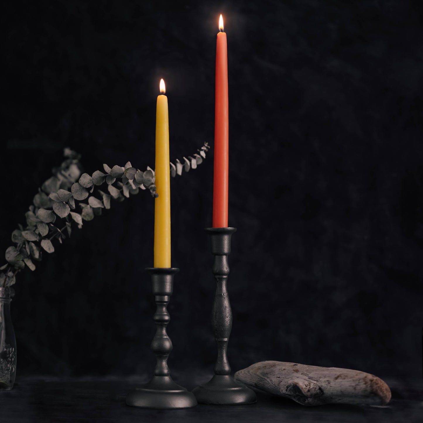 Cast Iron Taper Candle Holders - Heirloom Quality, Handmade