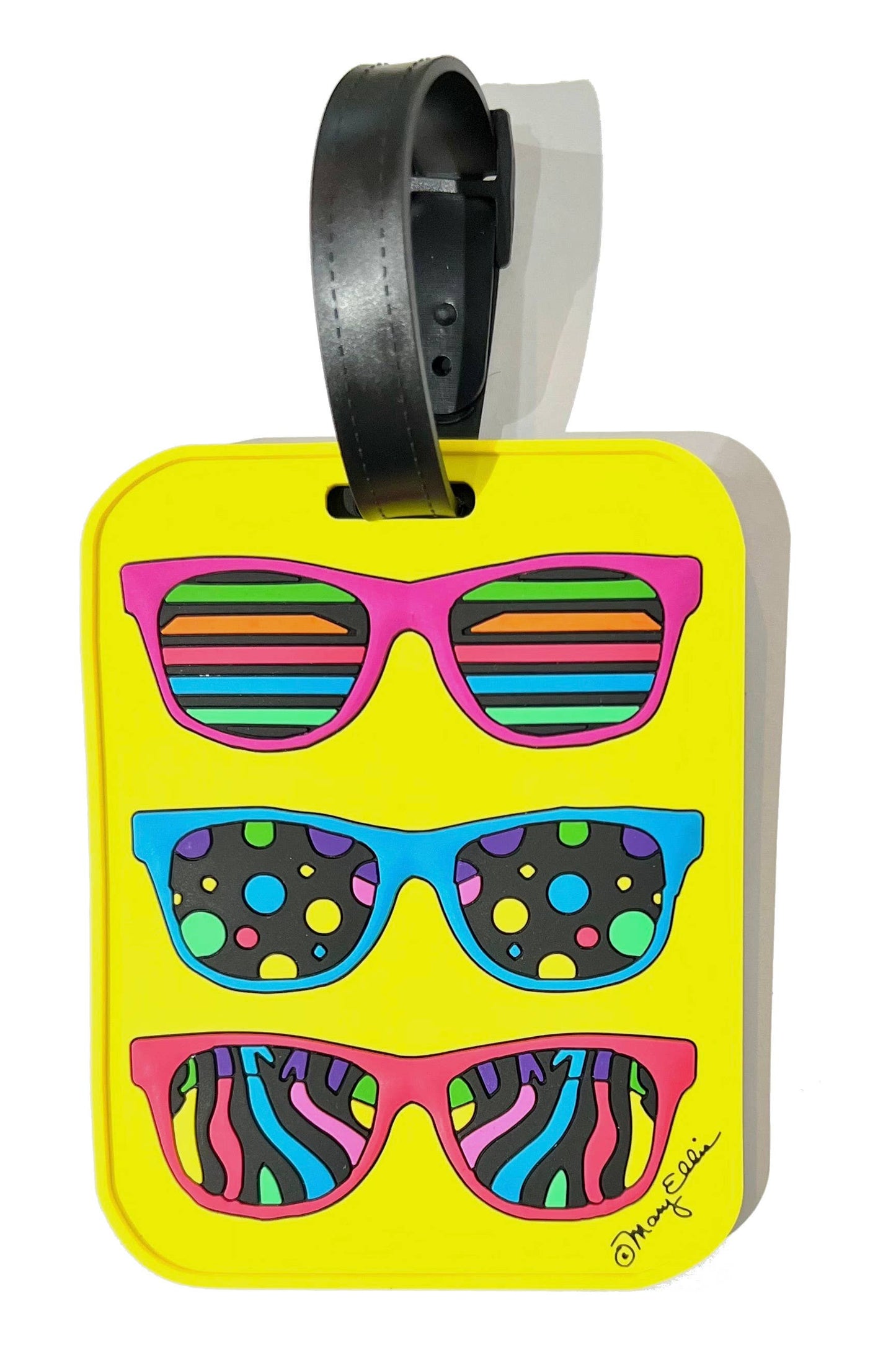 Sunglasses 3-D Luggage Tag | Beach Vacation Bag ID Tag